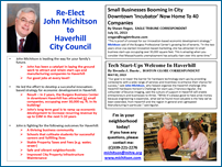 John Michitson 2013 Haverhill City Council Candidate - Haverhill, Massachusetts (MA)