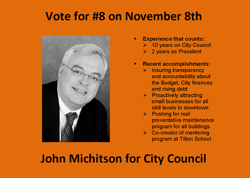 John Michitson for Haverhill City Council